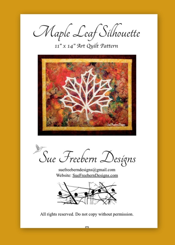 fall, art quilts, autumn, quilting, suefreeberndesigns, free motion quilting